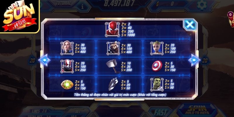 Avengers Sunwin – Trải Nghiệm Game Với Phần Thưởng Khủng 2 Hướng dẫn chơi Avengers Sunwin