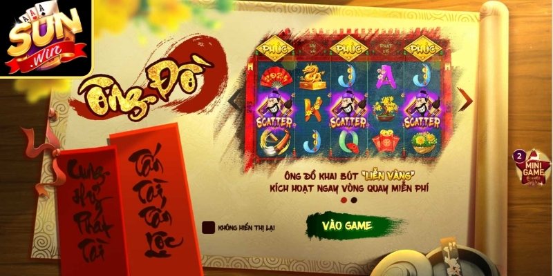 Ông đồ Sunwin – Trải Nghiệm Nổ Hũ Kết Hợp Văn Hóa Truyền Thống 1 Giới thiệu trò chơi Ông Đồ Sunwin