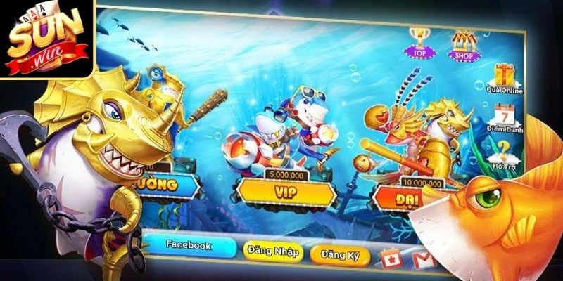 Bộ 3 nhóm sinh vật bơi trên màn hình
