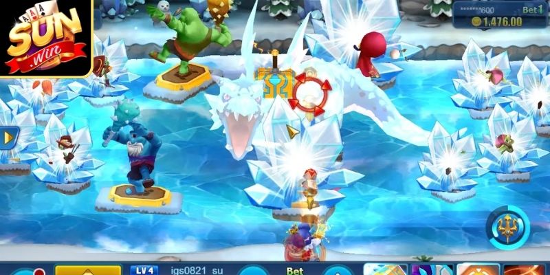 Boom Legend - Cơ Hội Săn Quái Nhận Hũ Jackpot Trăm Triệu 3 Thiết lập chế độ tự động khóa mục tiêu