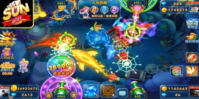 Fishing Split - Game Chinh Phục Đại Dương Tại Sunwin 2 Game Fishing Split sở hữu nhiều tính năng đặc biệt