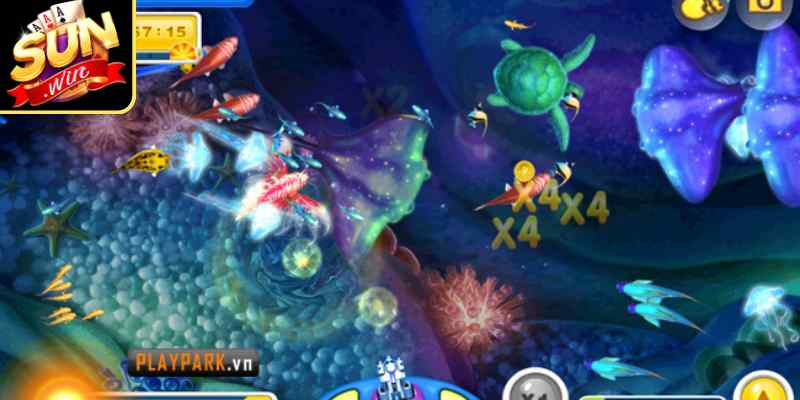 Mèo Bắt Cá – Game Săn Thưởng Lòng Đại Dương Kịch Tính 2 Các tính năng xuất hiện trong ngư trường